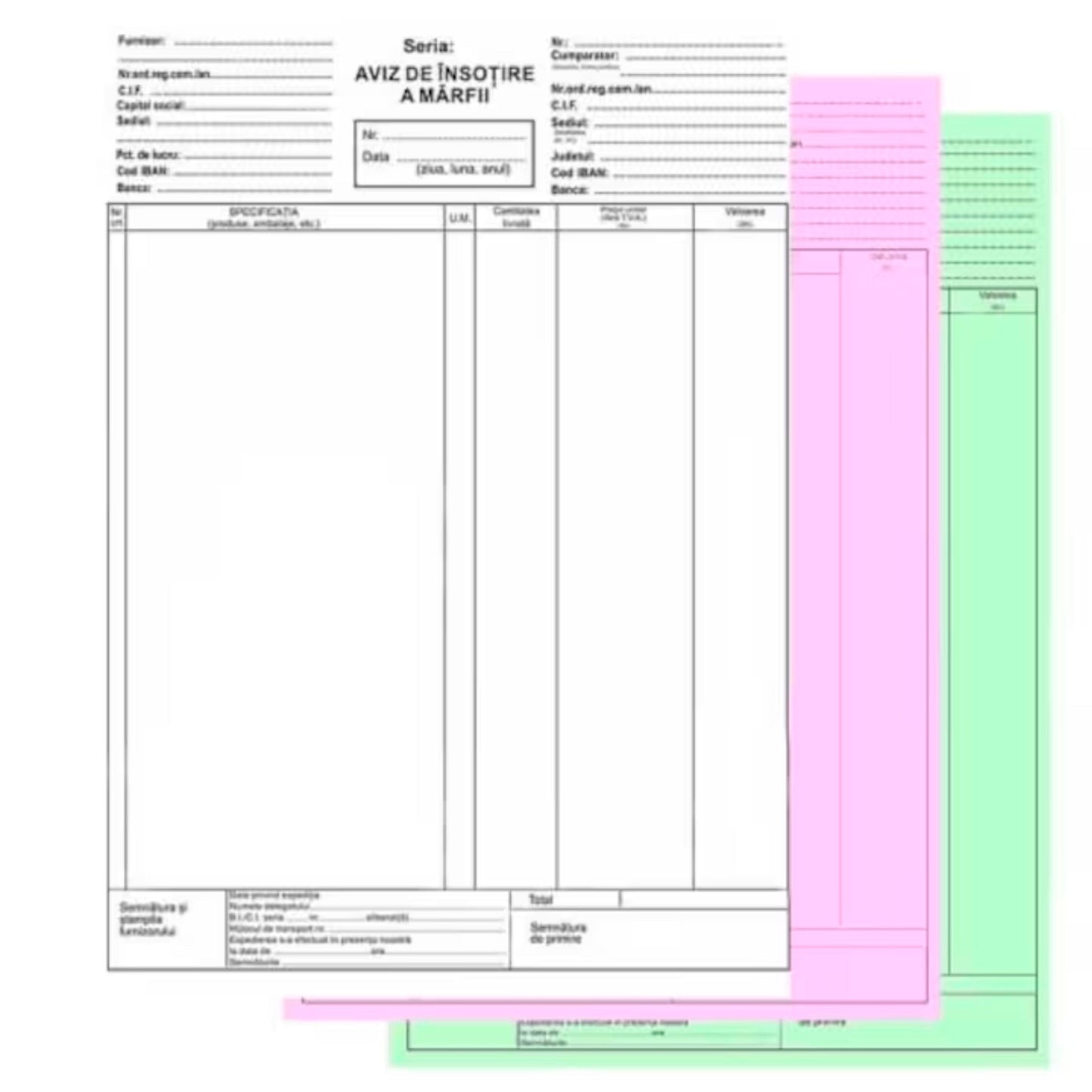 Aviz A4, personalizat