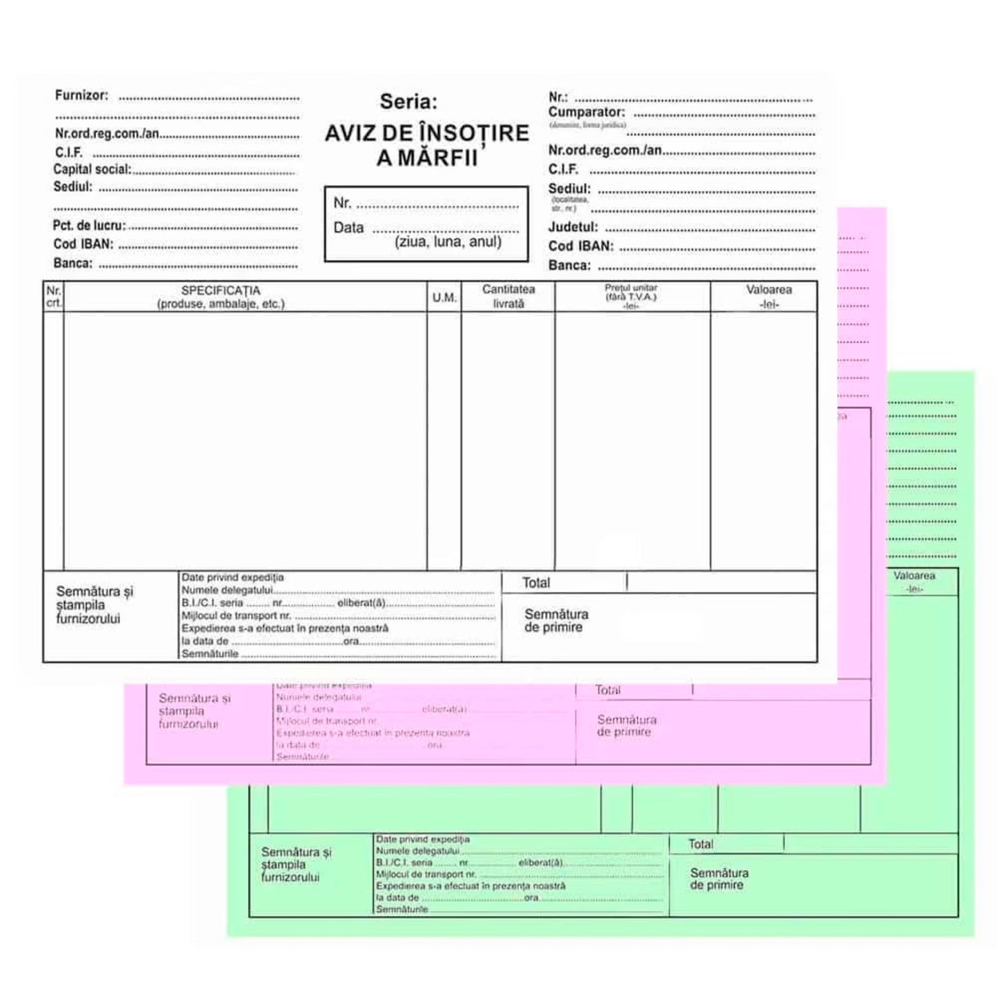 Aviz A5, personalizat